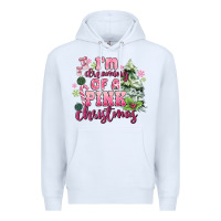 Im Dreaming Of A Pink Christmas Premium Hoodie | Teevron