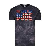 Cloud Black all american dude Vintage Tee - Zillion Design Studio