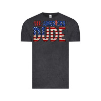 Vintage Black all american dude Vintage Tee - Zillion Design Studio