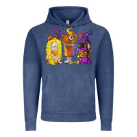 Vintage Denim Halloween hocus pocus coffee cups Vintage Hoodie - RanaPortraitStore