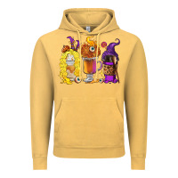 Vintage Mustard Halloween hocus pocus coffee cups Vintage Hoodie - RanaPortraitStore