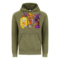 Vintage Olive Halloween hocus pocus coffee cups Vintage Hoodie - RanaPortraitStore