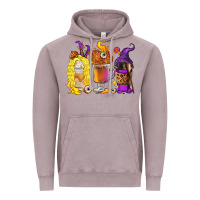 Vintage Zinc Halloween hocus pocus coffee cups Vintage Hoodie - RanaPortraitStore