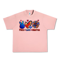 Peace Love America Urban Heavy Tee | Teevron