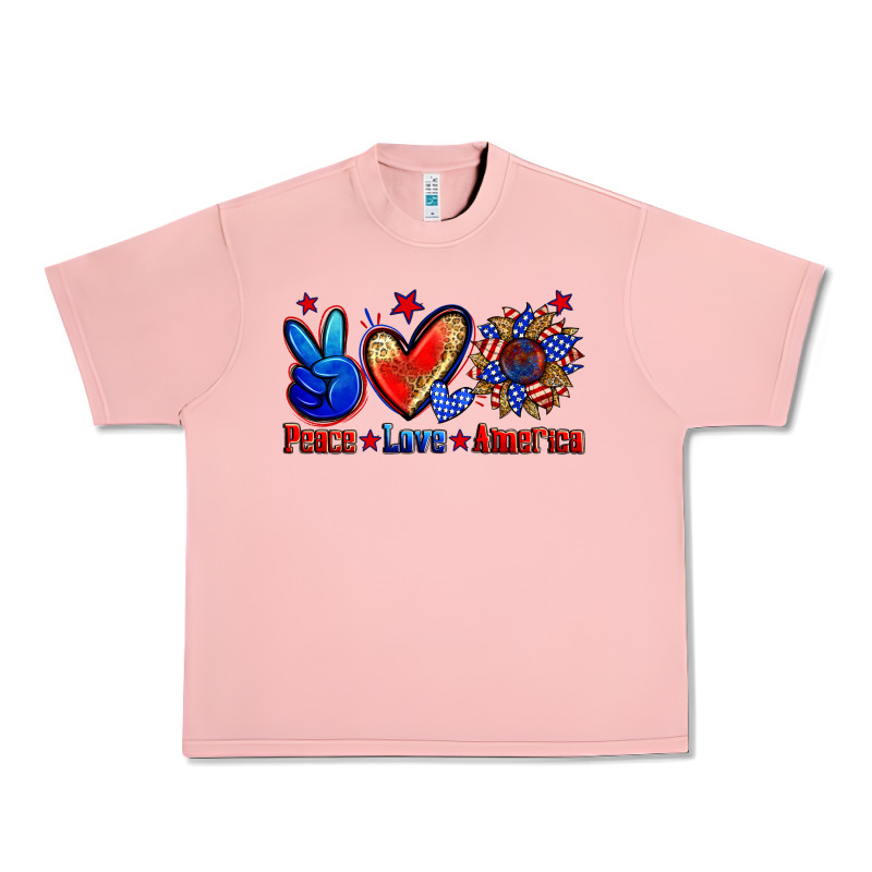 Peace Love America Urban Heavy Tee by Zillion Design Studio | Teevron