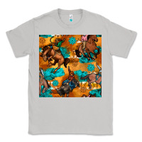 Moon Dust cowboy rodeo seamless pattern Classic Tee - BundleAndBundleShop
