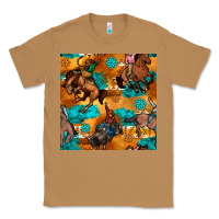 Toasted Coconut cowboy rodeo seamless pattern Classic Tee - BundleAndBundleShop