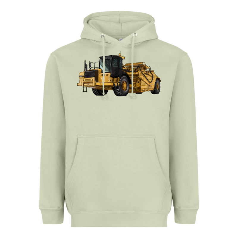 Wheel Tractor Scraper Heavyweight Hoodie by LillyAllenDesigns | Teevron