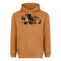 Meerkat Wheel Tractor Scraper Heavyweight Hoodie - LillyAllenDesigns