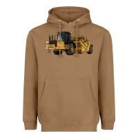 Toasted Coconut Wheel Tractor Scraper Heavyweight Hoodie - LillyAllenDesigns