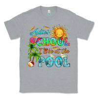 Heather Grey adios school i ll be at the pool Classic Tee - HRA Design Shop