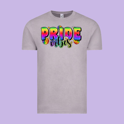 Pride Vibes Vintage Tee Designed By Zillion Design Studio