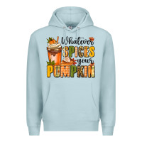 Blue Mist whatever spices your pumpkin Premium Hoodie - MaliasSmallBusiness