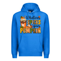 True Royal whatever spices your pumpkin Premium Hoodie - MaliasSmallBusiness