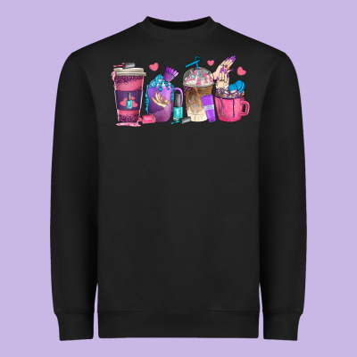 Heavyweight Sweatshirt nail hustler coffee cups