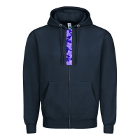 Navy Halloween Key Fob Zipper Hoodie - BundleAndBundleShop