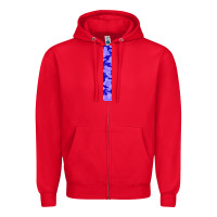 Red Halloween Key Fob Zipper Hoodie - BundleAndBundleShop