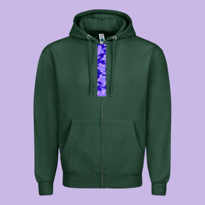 Halloween Key Fob Zipper Hoodie Designed By Bundleandbundleshop
