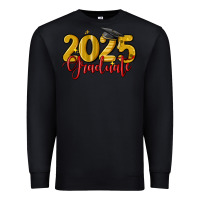 Black 2025 graduate Premium Sweatshirt - MaliasSmallBusiness