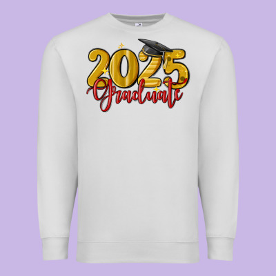 2025 Graduate Premium Sweatshirt Designed By Maliassmallbusiness