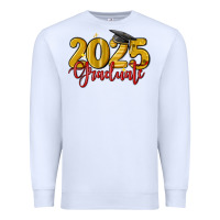 White 2025 graduate Premium Sweatshirt - MaliasSmallBusiness