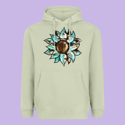 Sunflower Heavyweight Hoodie Designed By Barkaloodesign