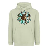 Matcha sunflower Heavyweight Hoodie - BarkalooDesign