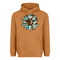 Meerkat sunflower Heavyweight Hoodie - BarkalooDesign