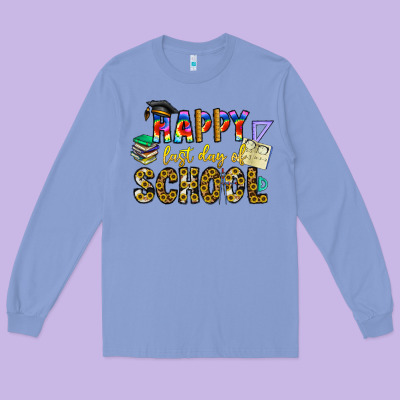 Happy Last Day Of School Long Sleeve Tee Designed By Cowhidedigitalart