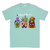 Seafoam happy halloween gnomes white Classic Tee - RacoonDesign