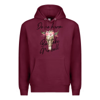 Burgundy Do No Harm But Take No Bull Premium Hoodie - Bettercallsaul