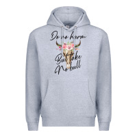 Heather Grey Do No Harm But Take No Bull Premium Hoodie - Bettercallsaul