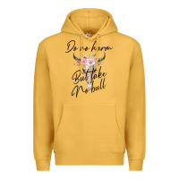 Mustard Do No Harm But Take No Bull Premium Hoodie - Bettercallsaul