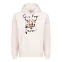 Pale Pink Do No Harm But Take No Bull Premium Hoodie - Bettercallsaul