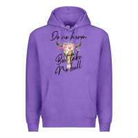 Purple Do No Harm But Take No Bull Premium Hoodie - Bettercallsaul