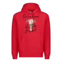 Red Do No Harm But Take No Bull Premium Hoodie - Bettercallsaul
