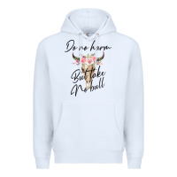 White Do No Harm But Take No Bull Premium Hoodie - Bettercallsaul