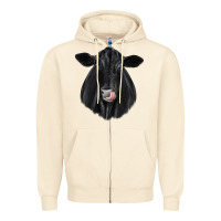 Sandshell black angus Zipper Hoodie - JahusDesignShop