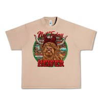 Burro Highland Heifer Christmas Urban Heavy Tee - RanaPortraitStore
