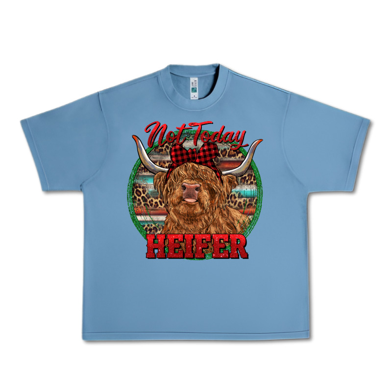 Highland Heifer Christmas Urban Heavy Tee by RanaPortraitStore | Teevron