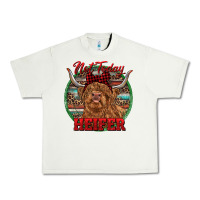 Pistachio Highland Heifer Christmas Urban Heavy Tee - RanaPortraitStore
