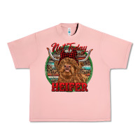 Salmon Highland Heifer Christmas Urban Heavy Tee - RanaPortraitStore