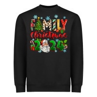 Black family christmas 2024 Heavyweight Sweatshirt - Zillion Design Studio