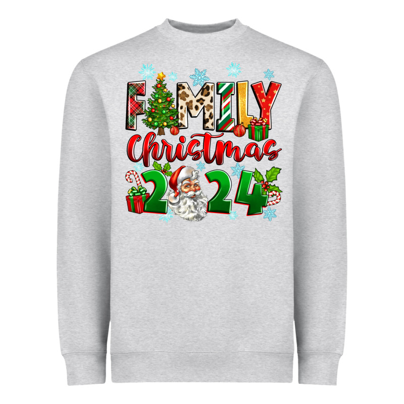 Family Christmas 2024 Heavyweight Sweatshirt by Zillion Design Studio | Teevron