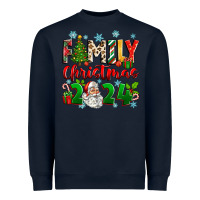 Navy family christmas 2024 Heavyweight Sweatshirt - Zillion Design Studio