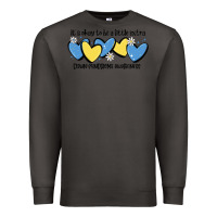 Smoke it's okay to be little extra down syndrome awarene Premium Sweatshirt - MaliasSmallBusiness