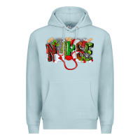 Blue Mist nurse christmas Premium Hoodie - MaliasSmallBusiness