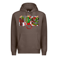 Coffee nurse christmas Premium Hoodie - MaliasSmallBusiness