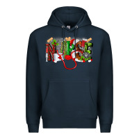 Navy nurse christmas Premium Hoodie - MaliasSmallBusiness