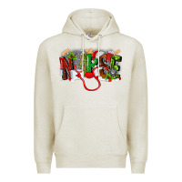 Oatmeal Heather nurse christmas Premium Hoodie - MaliasSmallBusiness